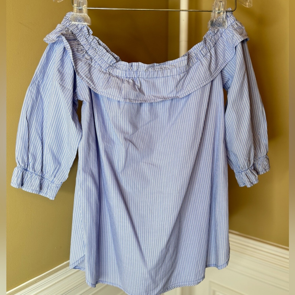 HEART & HIPS Woman's 3/4 Sleeve Off Sleeve Top Blouse sz Medium - Picture 5 of 5